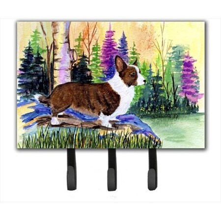 Carolines Treasures Carolines Treasures SS8006TH68 Corgi Leash Holder Or Key Hook SS8006TH68